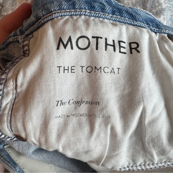 MOTHER Superior The Tomcat Jeans The‎  Confession Size 25 Light Wash High Rise - Picture 11 of 16